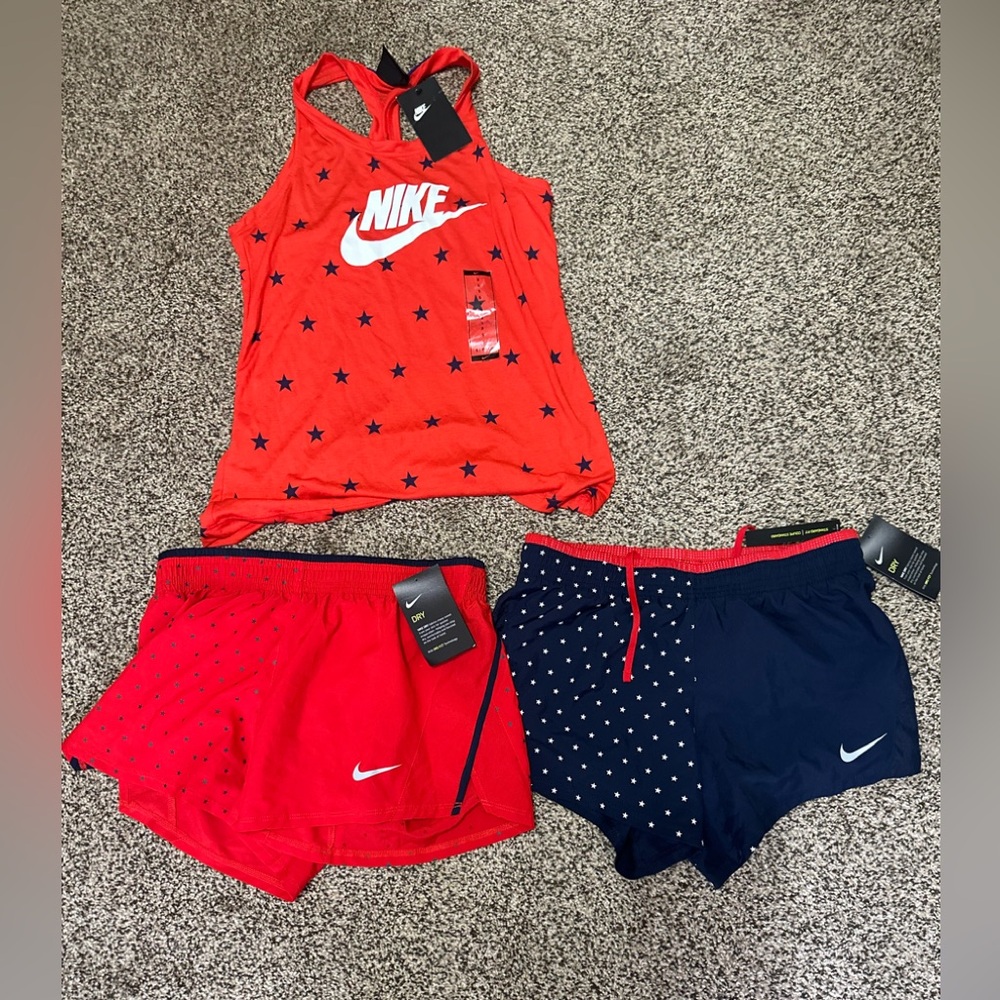 Brand new Nike short set